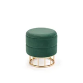Pufy i podnóżki - Pufa Minty Ciemny Zielony / Złoty Halmar - miniaturka - grafika 1