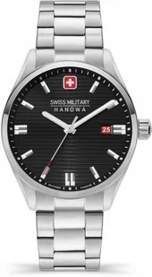 Zegarek Zegarek męski SWISS MILITARY SMWGH2200101 stalowy klasyczny do pływania - Zegarki męskie - miniaturka - grafika 1