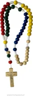 Różańce - Różaniec drewniany misyjny - miniaturka - grafika 1