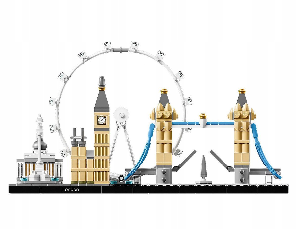 KLOCKI KONSTRUKCYJNE LONDYN LONDON ARCHITEKTURA 468 ELEMENTÓW ZESTAW KLOCKÓW JAK LEGO