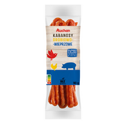 Kiełbasa i wędliny - Auchan - Kabanosy drobiowo-wieprzowe - miniaturka - grafika 1