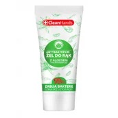 Pasty do zębów - Clean Hands Żel antybakteryjny do rąk z aloesem 30ml - Clean Hands - miniaturka - grafika 1