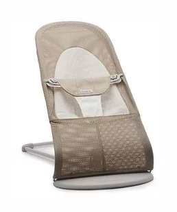 BabyBjorn, Leżaczek Balance Soft Mesh, Szary/Beż/Biały - Leżaczki i huśtawki - miniaturka - grafika 1