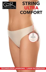 FIGI GATTA STRING ULTRA COMFORT (kolor czerwony, rozmiar S) - Majtki damskie - miniaturka - grafika 1