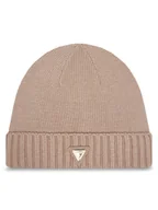 Czapki damskie - Guess Czapka V4BZ08 Z39B0 Beżowy - miniaturka - grafika 1