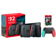 Konsole Nintendo - Nintendo Switch 2 Joy-Con Czarny + Pad Trust GXT 1246B MUTA + EA SPORTS FC 26 - miniaturka - grafika 1