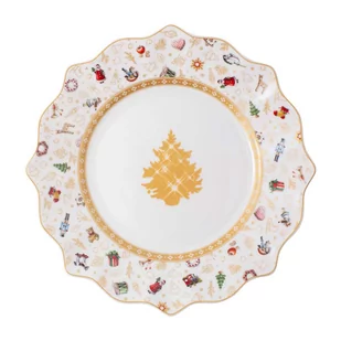 Talerz śniadaniowy (biało-złoty) Anniversary Edition Toy's Delight Villeroy & Boch - Talerze - miniaturka - grafika 1