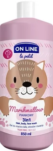 FS On LINE BABY Żel 3w1 850ml Piankowy - Kosmetyki kąpielowe dla dzieci - miniaturka - grafika 2