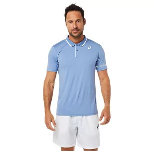 Koszulka sportowa męska Asics Court Polo Shirt - Tenis ziemny - miniaturka - grafika 1