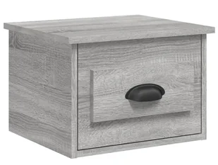 Wisząca szafka nocna w kolorze szary dąb sonoma L0-W31 - Szafki nocne - miniaturka - grafika 1