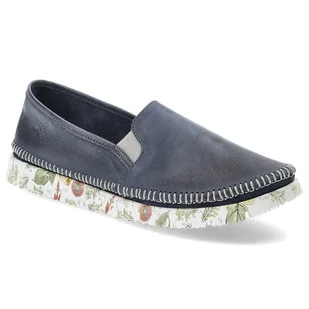 Niebieskie Wygodne Półbuty Maciejka Modne Buty Damskie - Półbuty damskie - miniaturka - grafika 1