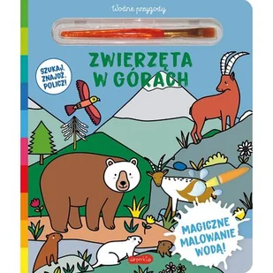 Zwierzęta w górach. Akademia mądrego dziecka. Wodne przygody - Kolorowanki, wyklejanki - miniaturka - grafika 1