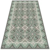 Dywany zewnętrzne - Nowoczesny dywan outdoor wzór Koła retro wzór 140x210 cm - miniaturka - grafika 1