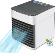 Gadżety USB - Wentylator USB Aptel Przenośny KLIMATOR USB z funkcją nawilżania 7W 16x16cm biało-szary DA182 - miniaturka - grafika 1