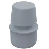 Łączniki, trójniki, kształtki - Napowietrzacz kanalizacyjny fi 50 szary - miniaturka - grafika 1