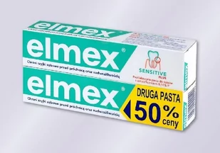 Colgate Palmolive Elmex Sensitive pasta do zębów z aminofluorkiem 2x 75 ml [DWUPAK] 7068117 - Wybielanie zębów - miniaturka - grafika 1