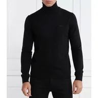 Swetry męskie - Lacoste Wełniany golf Regular Fit - miniaturka - grafika 1