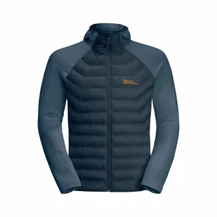 Męska kurtka hybrydowa Jack Wolfskin ROUTEBURN PRO HYBRID M midnight sky - XXL - Kurtki męskie - miniaturka - grafika 1