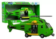 Samoloty i helikoptery - Lean Toys Helikopter ratunkowy z linką i hakiem - miniaturka - grafika 1