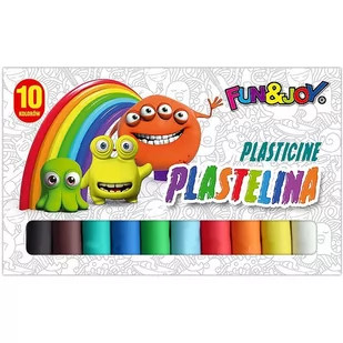 Titanum PLASTELINA 10 KOL fun & joy - Masy plastyczne - miniaturka - grafika 1