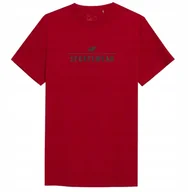 Koszulki męskie - 4F T-Shirt Koszulka Męska Ttshm539 Czerwona S - miniaturka - grafika 1