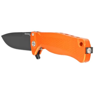Nóż składany LionSteel SR22A Orange Aluminum, Black Sleipner by Molletta (SR22A OB) - Noże - miniaturka - grafika 7