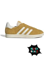 Trampki męskie - adidas Skórzane sneakersy "Gazelle" w kolorze żółto-białym - miniaturka - grafika 1