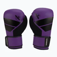 Rękawice bokserskie - Rękawice bokserskie Hayabusa S4 fioletowo-czarne S4BG  12 oz - miniaturka - grafika 1