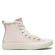 Trampki damskie - Trampki Converse Ctas Hi A09263C Różowy - miniaturka - grafika 1