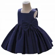 Sukienki - SUKIENKA ELEGANCKA KSIĘŻNICZKA WESELE 92/98 - miniaturka - grafika 1