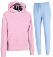 Spodnie sportowe damskie - 4F DAMSKI DRES BAWEĹNA KOMPLET BLUZA SPODNIE / rozm L - miniaturka - grafika 1