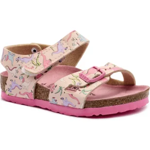 Birkenstock Sandały Best Friends Dino z dodatkiem skóry - Buty dla dziewczynek - miniaturka - grafika 1