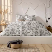 Pościel - Pościel Mako Interlock Jersey Agneta 6980/205 : Kolor - 205/leinen, Wymiary - 160/200+2X70/80 - miniaturka - grafika 1