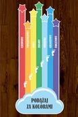 Pomoce naukowe - Podążaj za kolorami- naklejka podłogowa - miniaturka - grafika 1