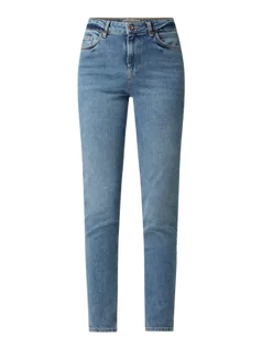 Spodnie damskie - Jeansy o kroju skinny fit z dodatkiem streczu model ‘Leah’ - grafika 1