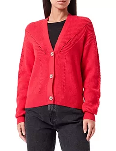Garcia Damski sweter U20054_Ladies Cardigan Pullover, red Lips, XL - Swetry damskie - miniaturka - grafika 1
