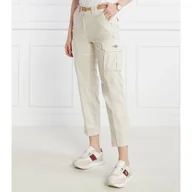 Spodnie damskie - Aeronautica Militare Spodnie cargo | Regular Fit - miniaturka - grafika 1