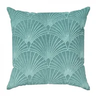 Poszewki na poduszki - Euro Firany Poszewka Velvetowa Julia 40 x 40 Morski 1221923 - miniaturka - grafika 1