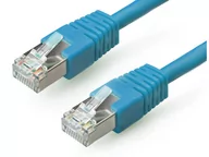 Patchcordy - Kabel sieciowy Lan RJ-45 Ftp kat.6 niebieski 0,5m - miniaturka - grafika 1