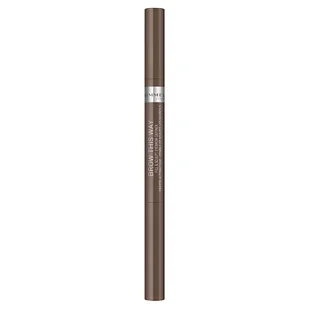 Rimmel BROW THIS WAY - Automatyczna kredka do brwi ze szczoteczką - 002 - MEDIUM BROWN RIMBWKBSZ-ZESZ-01 - Cienie do powiek - miniaturka - grafika 2