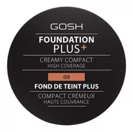 Podkłady do twarzy - Gosh FOUNDATION PLUS+ - CREAMY COMPACT - Kremowy podkład w kompakcie - 008 - GOLDEN GOSPCPKO-WKO-03 - miniaturka - grafika 1