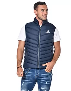 Just Emporio męska kurtka bez rękawów, granatowa/biała, XXL, NAVY/WHITE, XXL - Kurtki męskie - miniaturka - grafika 1