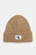 Czapki męskie - Calvin Klein Jeans czapka kolor beżowy  K50K512451 - miniaturka - grafika 1