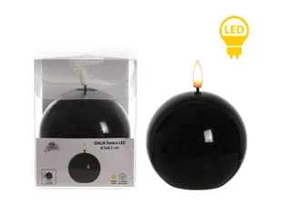 IDALIA Świeca LED 9xh11cm - Świece - miniaturka - grafika 1