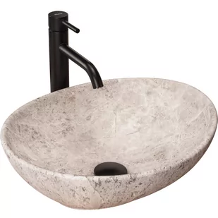 Rea Umywalka nablatowa Sofia Light Stone U0165 - Umywalki - miniaturka - grafika 2