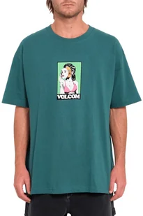 t-shirt VOLCOM UNDERFACED TEE Evergreen - Koszulki męskie - miniaturka - grafika 1
