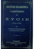 Biznes - Krótkie Objaśnienia o zabezpieczeniu na życie Reprint 1869 r. - miniaturka - grafika 1