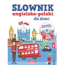 Martel Słownik angielsko-polski dla dzieci z QR i CD Katarzyna Sandecka - Słowniki języka polskiego - miniaturka - grafika 1
