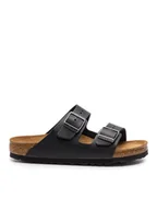 Klapki i japonki damskie - Birkenstock Klapki Arizona Bs 0752483 Czarny - miniaturka - grafika 1