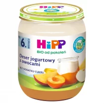 Hipp Deserek BIO jogurtowy z owocami - bez glutenu i dodatków - Desery dla dzieci - miniaturka - grafika 1